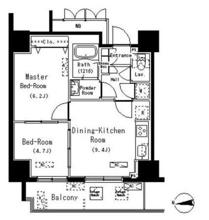 パークアクシス元浅草ステージの物件間取画像